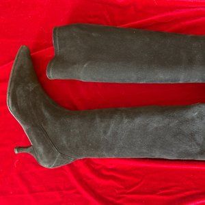 Black suede boots, Knee Length, Stuart Weitzman